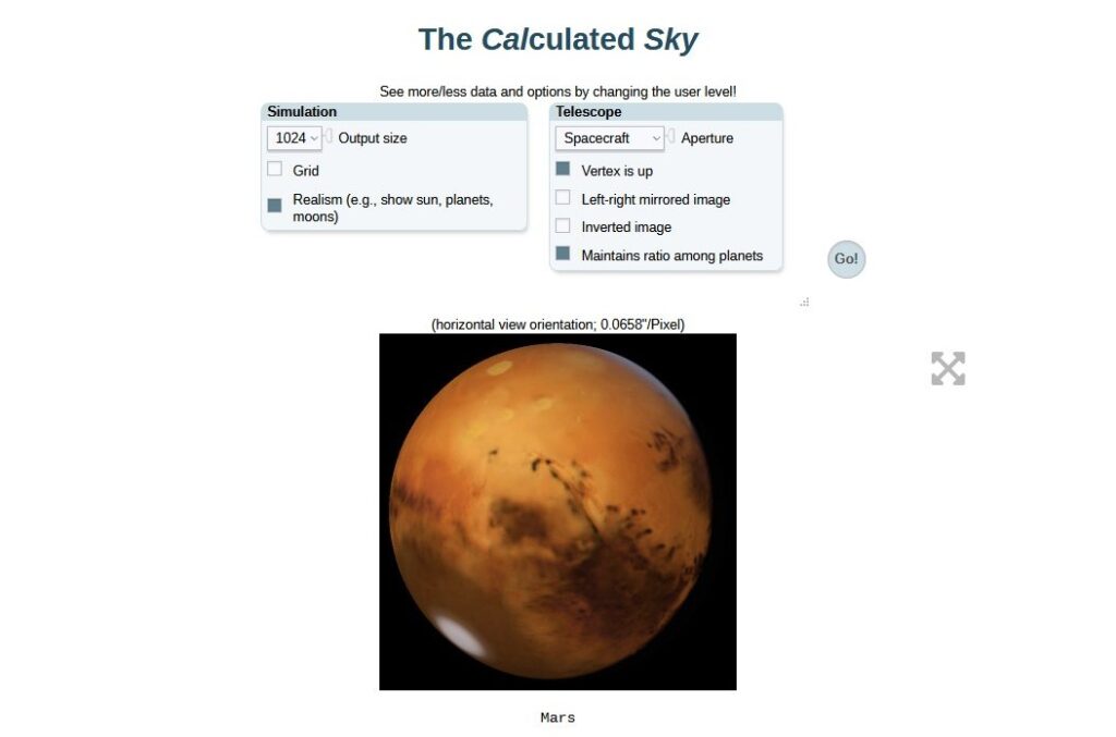 Mars - CalSky