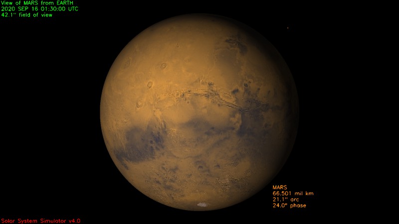 Mars - Solar System Simulator